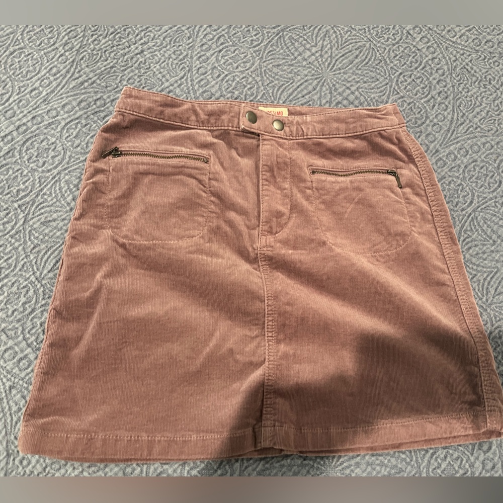 Corduroy Lavender Mini Skirt by Mossimo